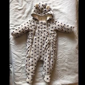 Baby Gap boy onesie coat 3-6 months